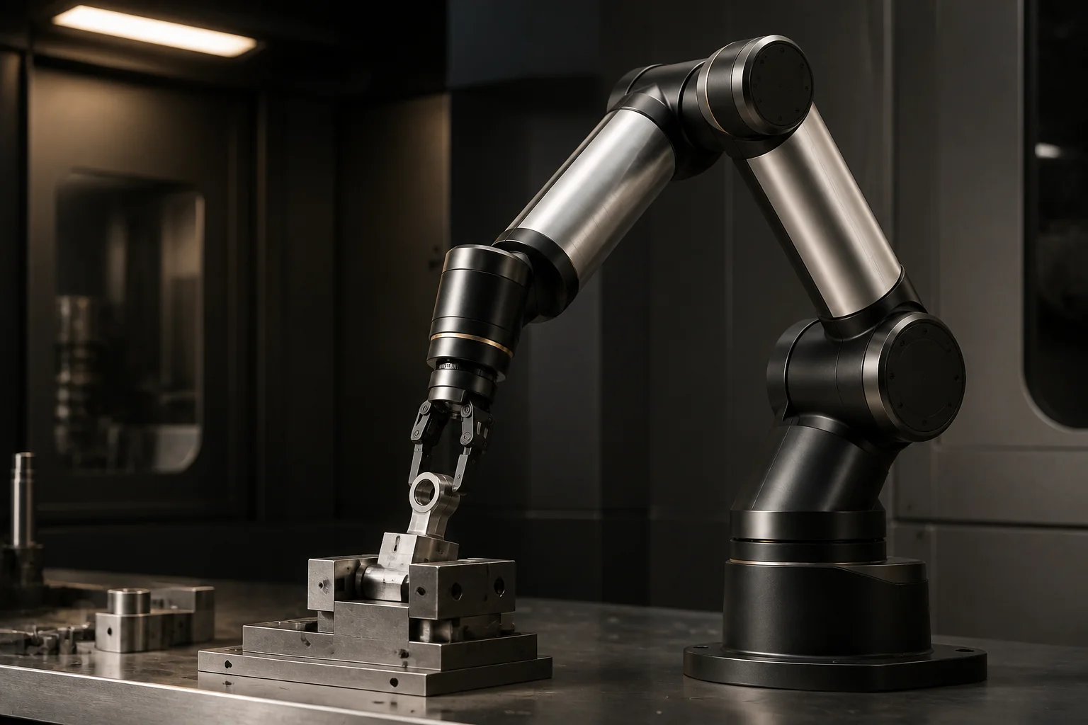 Robonova robotic arm in a manufacturing & assembly setting